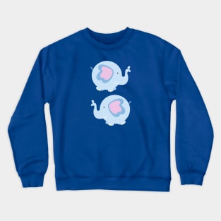 Cute Elephant Crewneck Sweatshirt